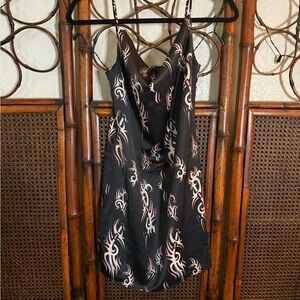 Urban Outfitters Off-Black Dress with Pink Accents